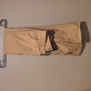 Prana khaki hiking pants stretch size 6 tall